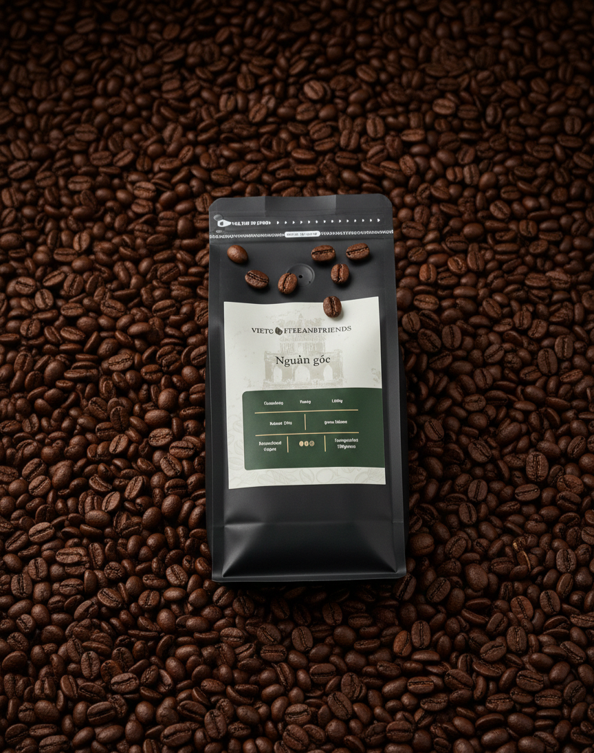 Premium Robusta Kaffee "Nguon Goc" aus Vietnam