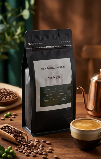 Premium Robusta Kaffee "Nguon Goc" aus Vietnam